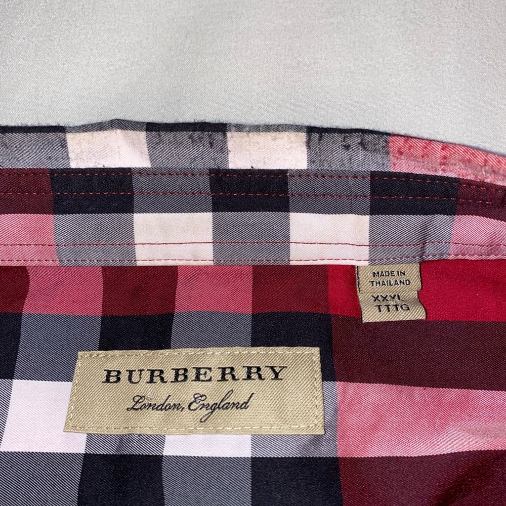 Burberry London Plaid Button Up - Picture 2 of 5